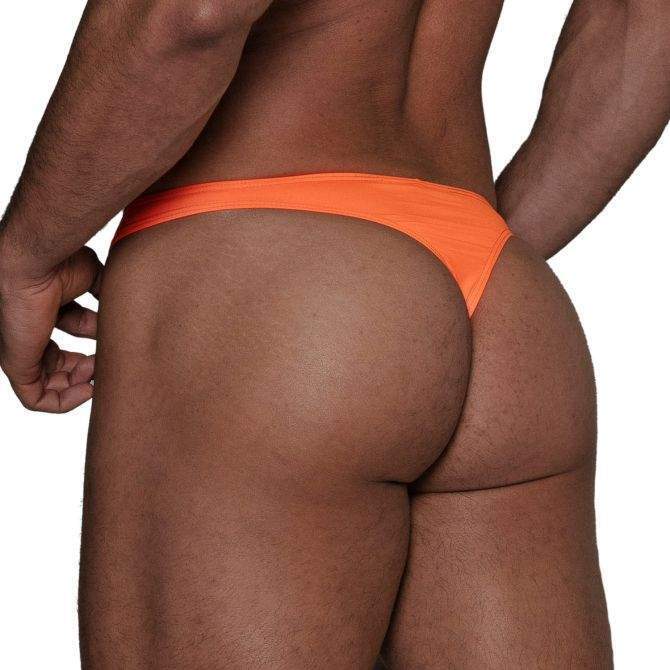 Swimwear TOF PARIS Neon Swim Thongs Chlorine Seawater-Resistant Orange Neon