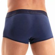 TOF PARIS Access Trunks Jacquard Low - Rise Boxer Shorts Soft Cotton Navy 982