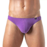 TOF PARIS Champion Thongs Bi - Stretch Unlined Purple Cotton Thong 783
