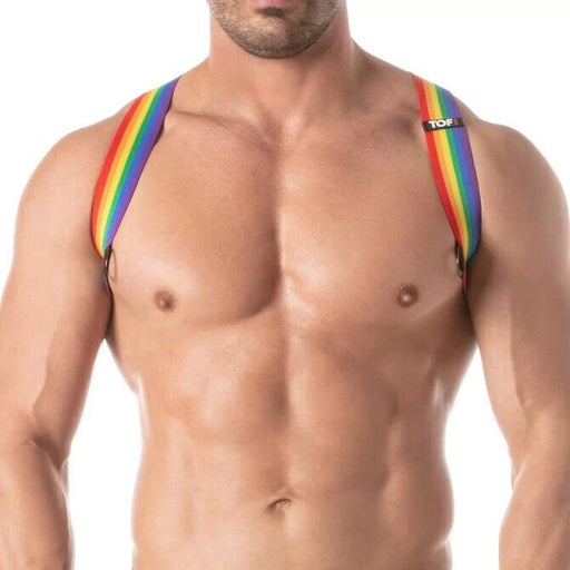 TOF PARIS Elastic Shoulder Harness X - Style Pride Rainbow 801