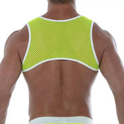 TOF PARIS Fluorescent Mesh Harness Neon Yellow Contrast Straps 172