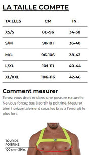 TOF PARIS Lurex X-Harness Magic Elasticated Party X-Shaped in Shiny Silver