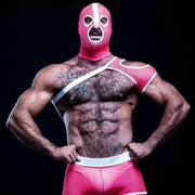 TOF PARIS Mesh Shoulder Harness Fluorescent Neon Pink 173