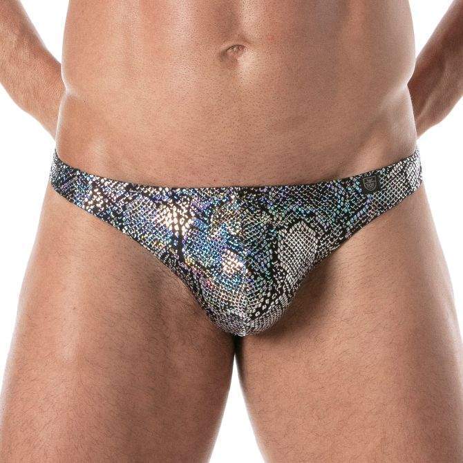 TOF PARIS Swim-Thongs Splendid Ultra-Light Swimwear Silver