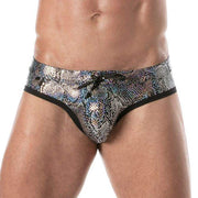 TOF PARIS Swimwear Splendid Premium Swim Briefs Drawstring Silver