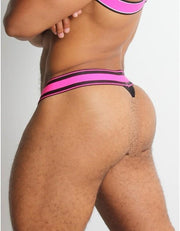 XL Cell Block 13 Pink Thong 35 to 36 inch Waist MX13