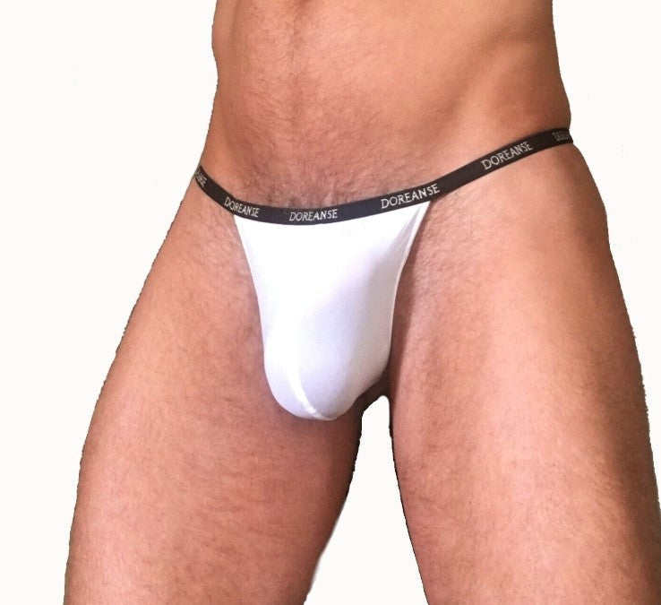 XL DOREANSE Strings Polyamide White Thong 1390 20