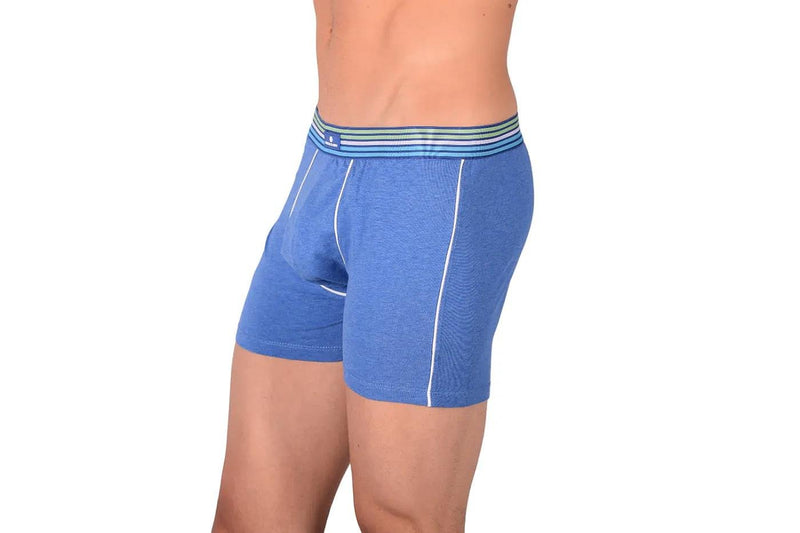XL Punto Blanco Equality Cotton Boxers Blue 3506 241