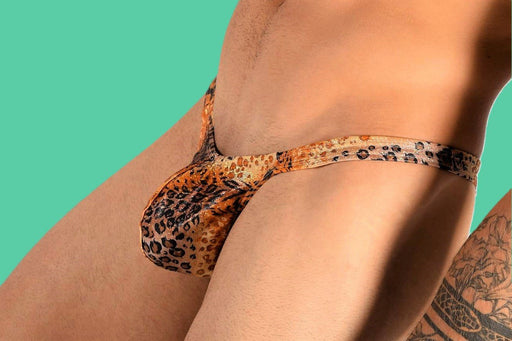 XL/2XL SMU Mens Thong Underwear Flash Panther 33448 MX112