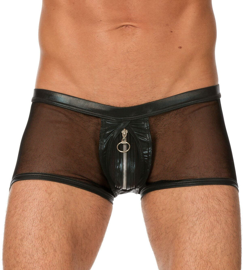 XS Gregg Homme Briefs Forbiden Zippered See - through Brief 87105 1461