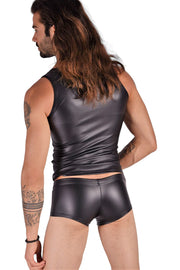 XS SMU Leather Look KIT Boxer Brief and Tank top 125965 MX9 586