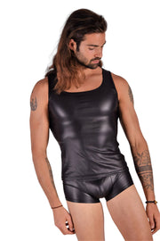 XS SMU Leather Look KIT Boxer Brief and Tank top 125965 MX9 582
