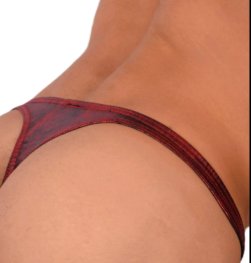 XS SMU Sensual Red Party Thong 33861 MX176