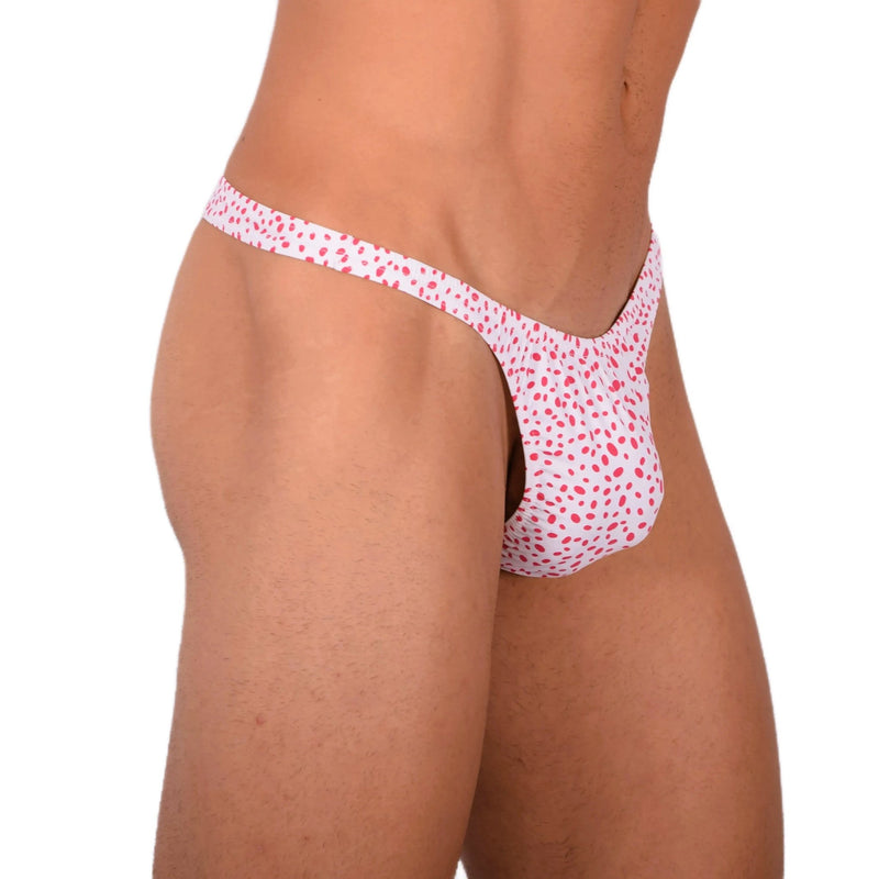 XS SMU Sexy Red and White Thong 33857 MX173