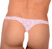 XS SMU Sexy Red and White Thong 33857 MX174