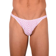 XS SMU Sexy White and Pink Thong 33859 MX171