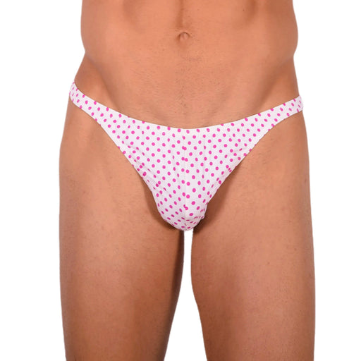 XS SMU Sexy White and Pink Thong 33859 MX171