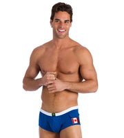 XS Swim - Brief GREGG HOMME Swimwear 3G Canada Flag Blue 95735 1366
