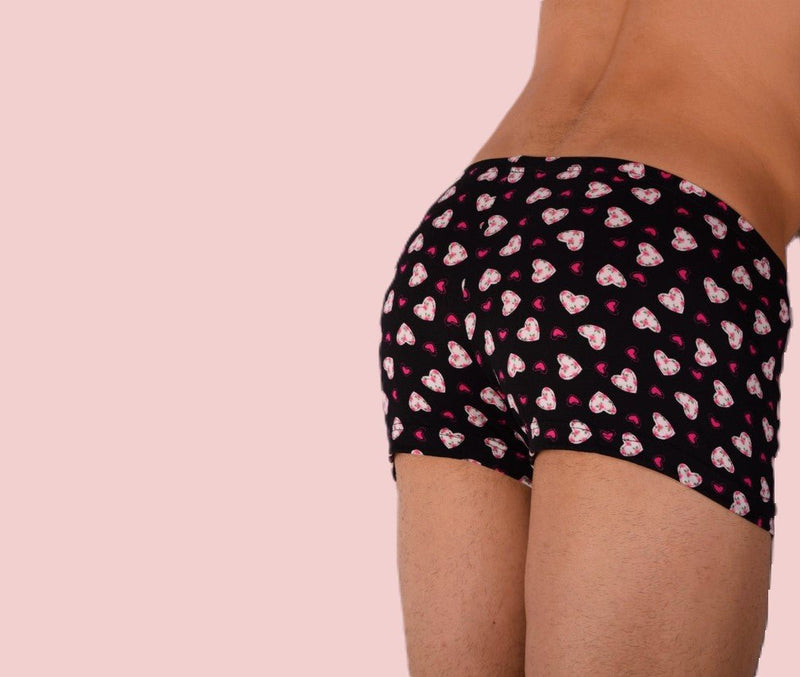 XS/S Mini Boxer SMU Hipster Flower Hearts 43120 MX126