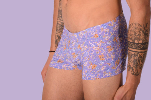 XS/S Mini - Boxer SMU Hipster Underwear Flowers 43138 MX122