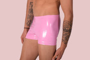XS/S SMU Mens Faux Leather Look Hipster Underwear Barbie Pink 43150 MX123