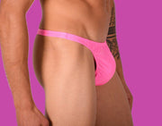 XS/S SMU Mens Silky Swim - Thong Pink 33429 MX114