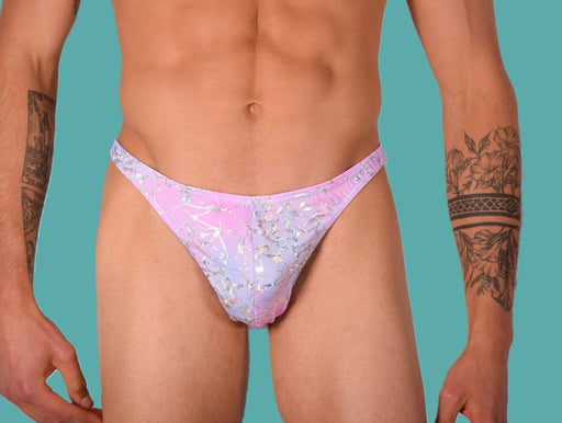 XS/S SMU Mens Super Soft Lime Flash Thong 33395 MX111