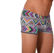 XS/S SMU Mens Swim Hipster Underwear Abstract 43122 MX127