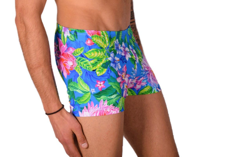 XS/S SMU Mens Swim Hipster Underwear Flowers 43140 MX124