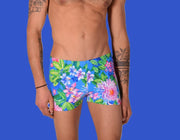XS/S SMU Mens Swim Hipster Underwear Flowers 43140 MX121