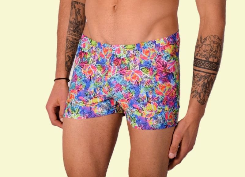 XS/S SMU Mens Swim Hipster Underwear Hot Print 43125 MX125