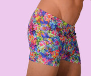 XS/S SMU Mens Swim Hipster Underwear Hot Print 43125 MX123