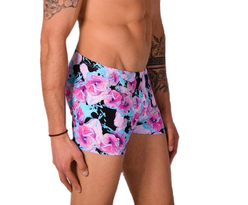 XS/S SMU Mens Swim Hipster Underwear ROSES 43127 MX127