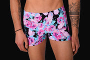 XS/S SMU Mens Swim Hipster Underwear ROSES 43127 MX124