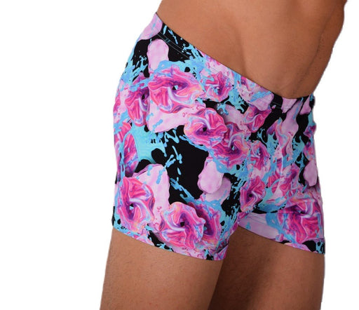 XS/S SMU Mens Swim Hipster Underwear ROSES 43127 MX121