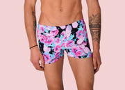 XS/S SMU Mens Swim Hipster Underwear ROSES 43127 MX123