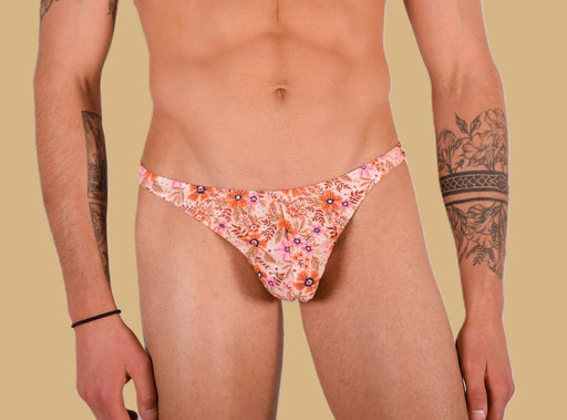XS/S SMU Mens Thong Underwear 33484 PRINT MX111