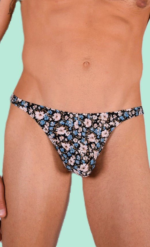 XS/S SMU Mens Thong Underwear 33489 PRINT MX111