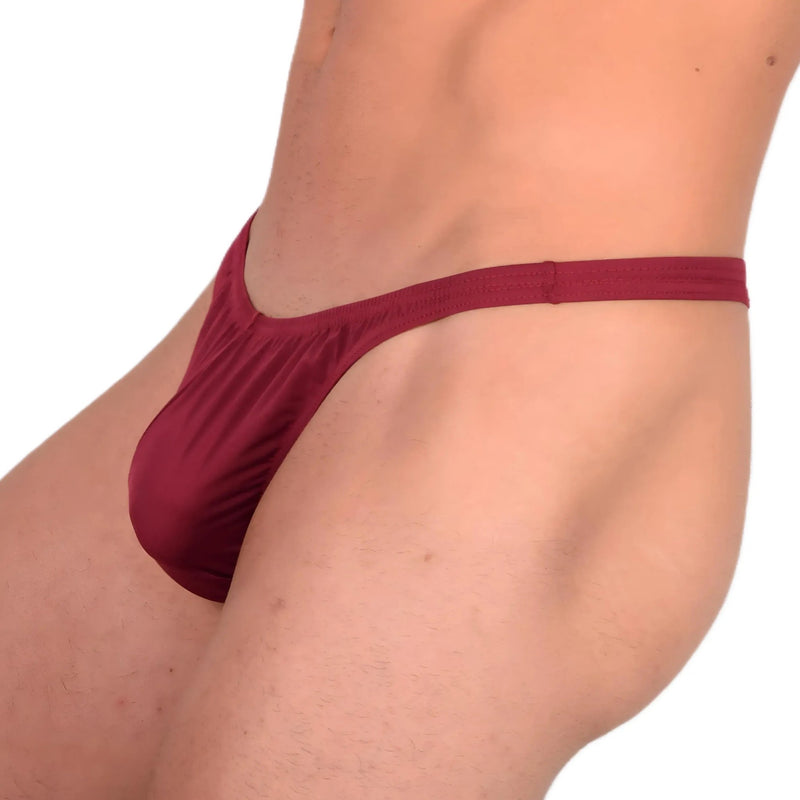 XS/S SMU Sexy Red Wine Thong 33516 MX136