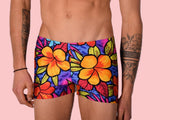 XS/S SMU Swim Hipster Underwear Hot Flowers 43108 MX122