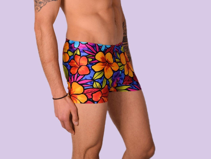 XS/S SMU Swim Hipster Underwear Hot Flowers 43108 MX125