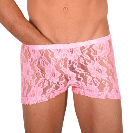 XS/S SMU Tanning Walking around C - Thru Pink Mini Boxer MX19 340344