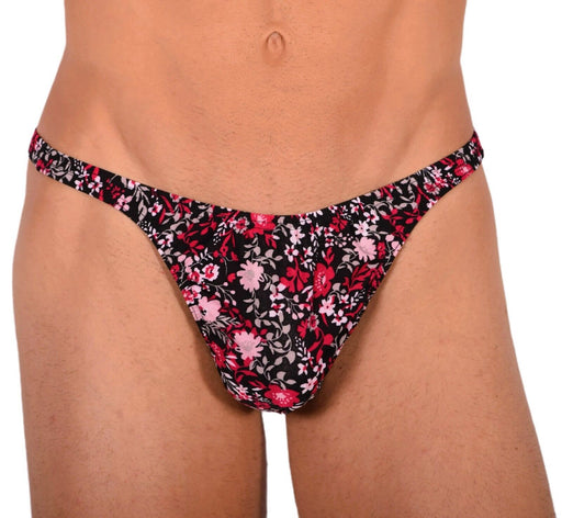 XS/S SMU Tanning Walking around Floral Thong MX19 340411