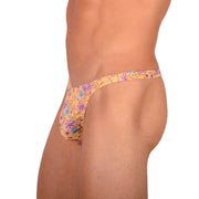 XS/S Smu Tanning Walking around Flowers Thong MX18 339662