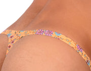 XS/S Smu Tanning Walking around Flowers Thong MX18 339665