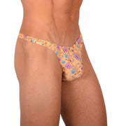XS/S Smu Tanning Walking around Flowers Thong MX18 339664