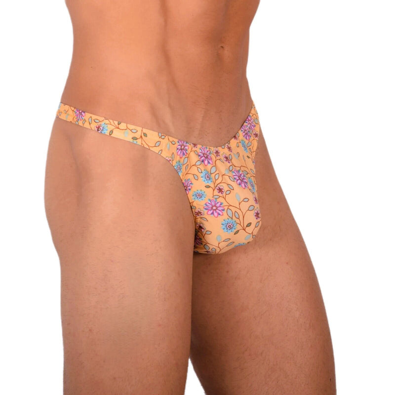XS/S Smu Tanning Walking around Flowers Thong MX18 339664