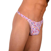 XS/S Smu Tanning Walking around Flowers Thong MX18 339674