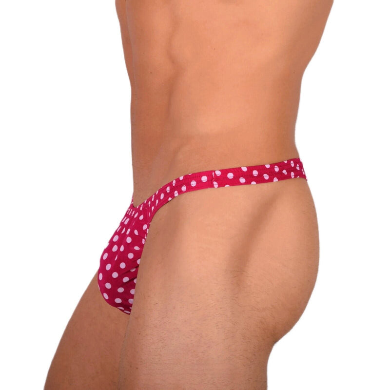 XS/S SMU Tanning Walking around Pink Thong MX19 340492