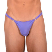 XS/S SMU Tanning Walking around sheer Purple Detachable Thong MX19 339742